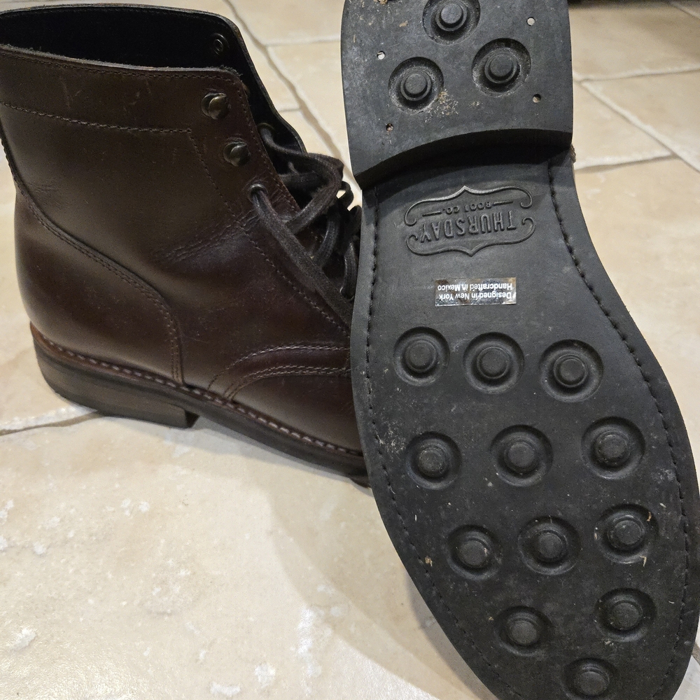 Thursday Boot Company Dark Brown Leather Boots - Picture 2 of 4
